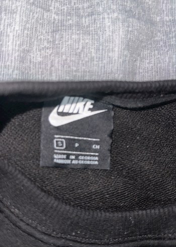 Siyah Oversize Nike Sweatshirt - Görsel 3