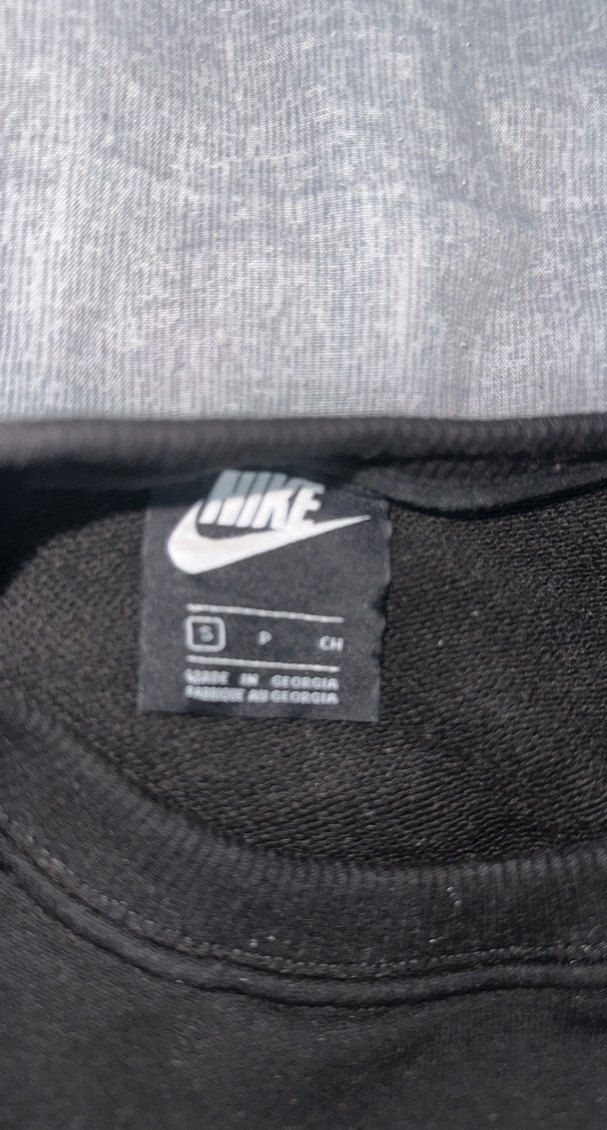 Siyah Oversize Nike Sweatshirt - Görsel 3
