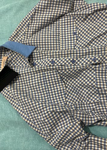 Düğmeli, Uzun Kollu Kadın Gömlek - Görsel 4