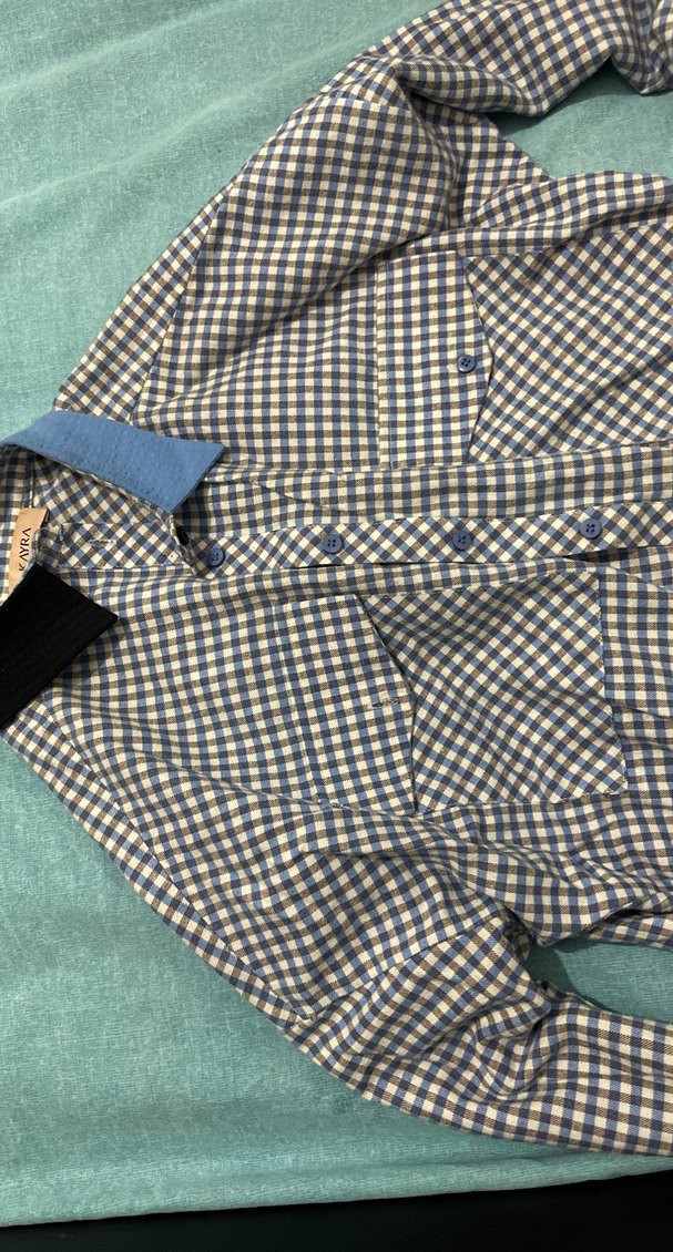 Düğmeli, Uzun Kollu Kadın Gömlek - Görsel 4