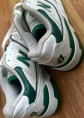 New Balance 550 Yeşil Beyaz Spor Ayakkabı - Görsel 3