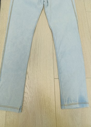 10 Yaş Beden Kız Çocuk Elastik Bel #Denim #Pantolon #Tayt