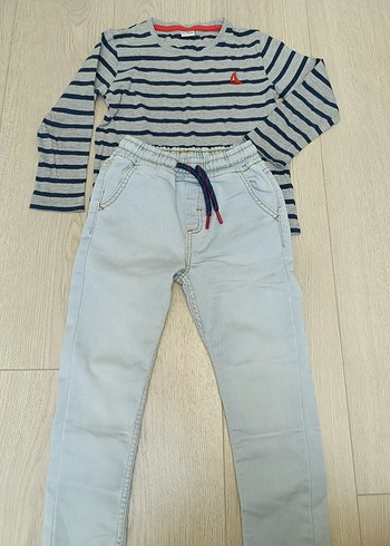 #Erkek #çocuk #Denim #Pantolon #t-shirt #Takım - Görsel 2