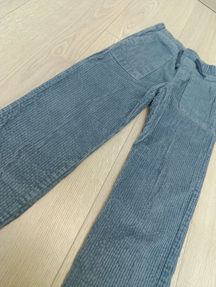 #Mavi #Erkek #Çocuk #Kadife #Pantolon - Görsel 3