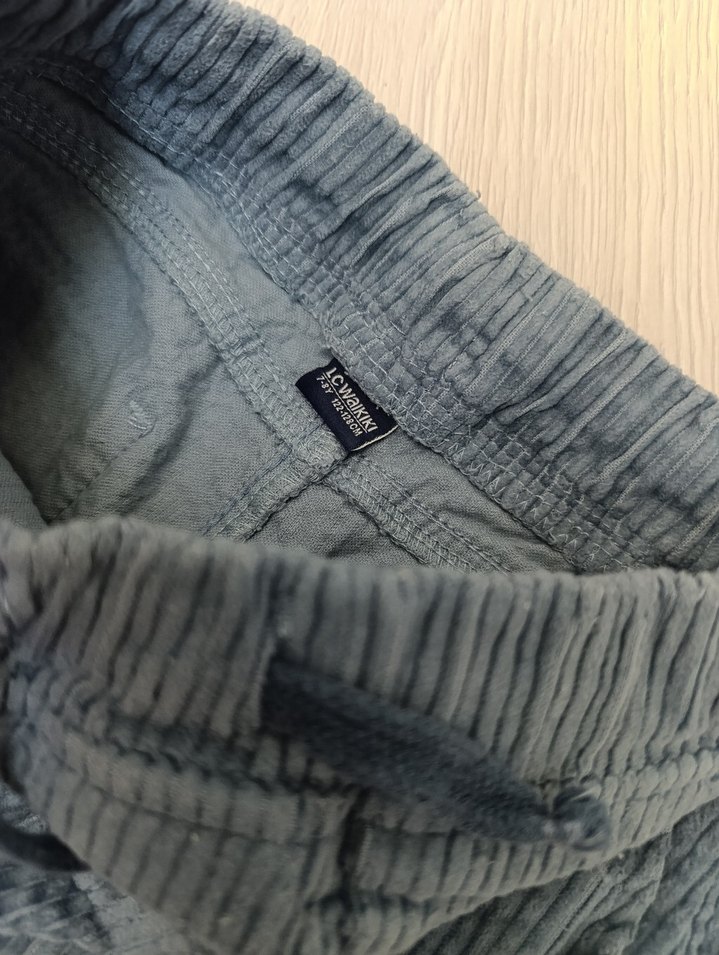 #Mavi #Erkek #Çocuk #Kadife #Pantolon - Görsel 4