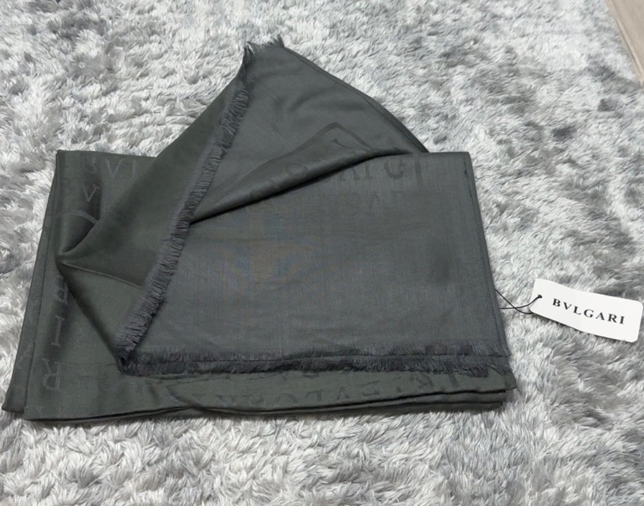 Bvlgari yün ipek şal - Görsel 3