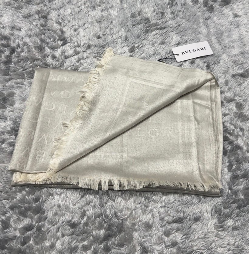 Bvlgari yün ipek şal - Görsel 3