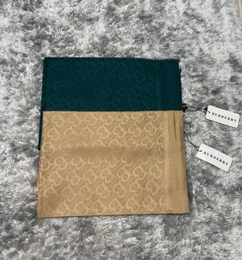 Burberry yün ipek şal - Görsel 5