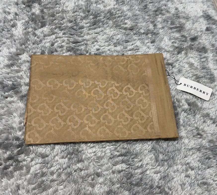 Burberry yün ipek şal - Görsel 3