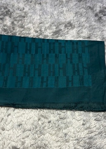 Hermes yün İpek şal - Görsel 2