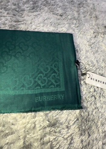 Burberry yün İpek şal - Görsel 3