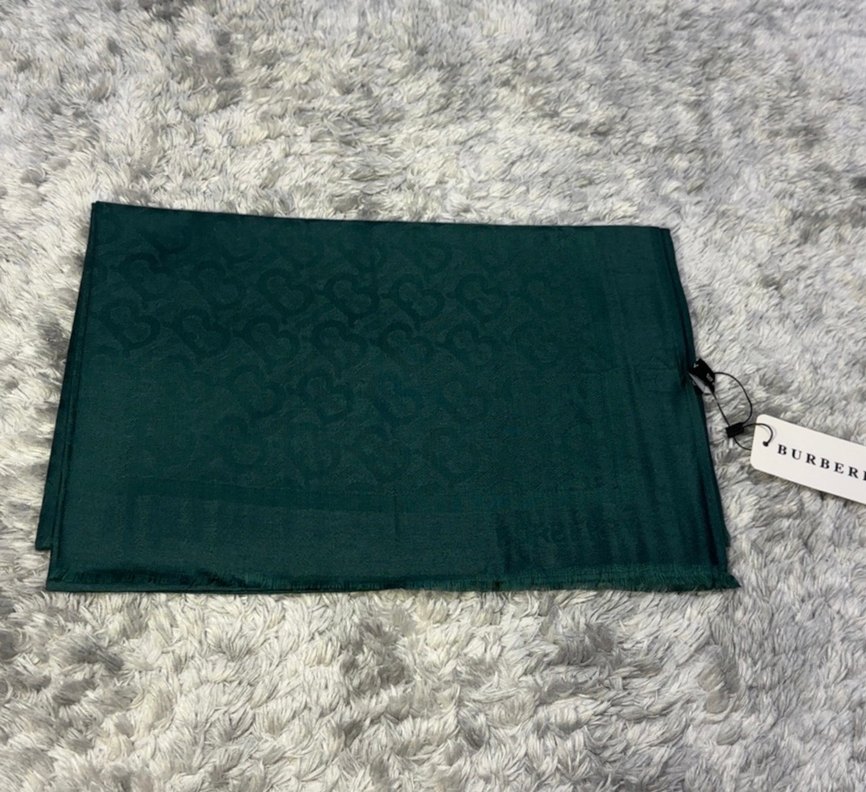 Burberry yün İpek şal - Görsel 2