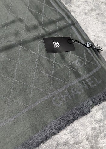 Chanel yün ipek şal - Görsel 4