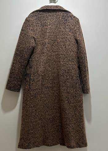 Kadın kaşe kırçıllı kaban - Görsel 2