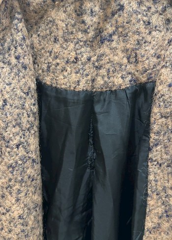 Kadın kaşe kırçıllı kaban - Görsel 7