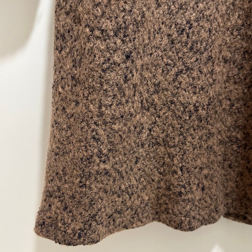 Kadın kaşe kırçıllı kaban - Görsel 5