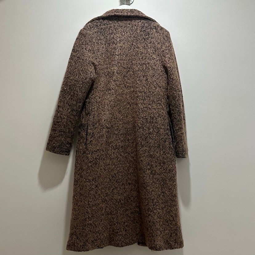 Kadın kaşe kırçıllı kaban - Görsel 2