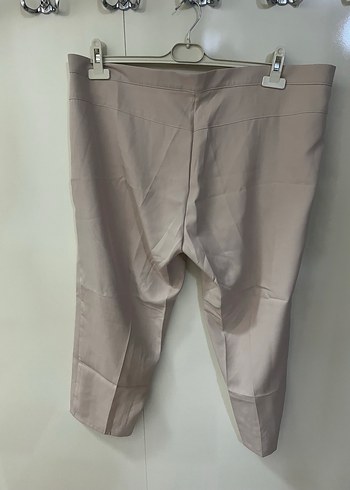 LC Waikiki Düğmeli Bej Kadın Kumaş Pantolon