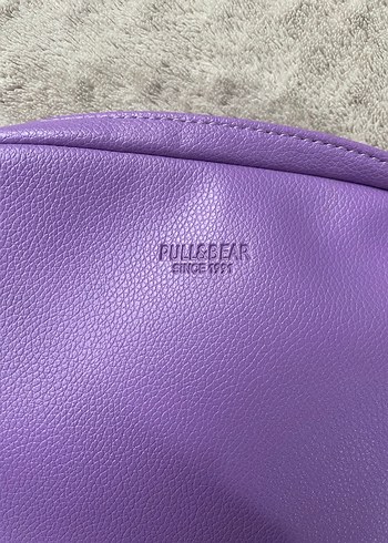 Mor Fermuarlı Kadın Çapraz Çanta - Görsel 3