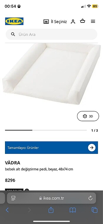 Vadra alt değiştirme pedi