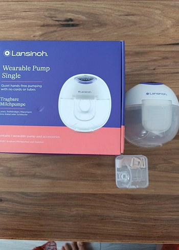Lansinoh Tekli Giyilebilir Göğüs Pompası Bej