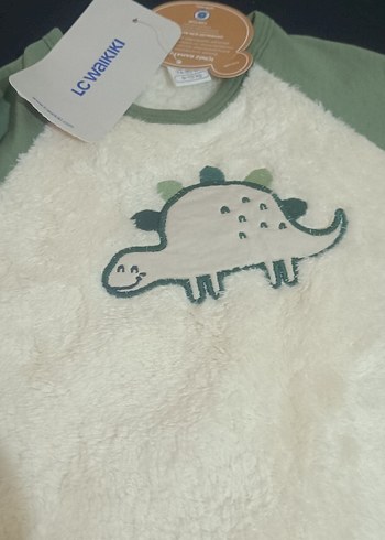 LC Waikiki Bebek Erkek Beyaz Kürklü Tulum