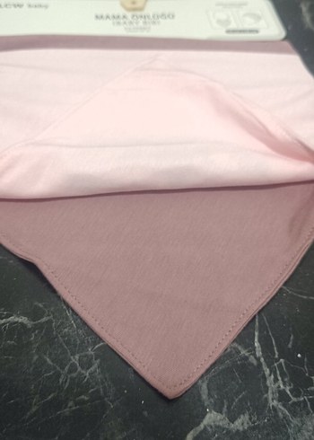 LCW baby Pembe Desenli Mama Önlüğü - Görsel 2