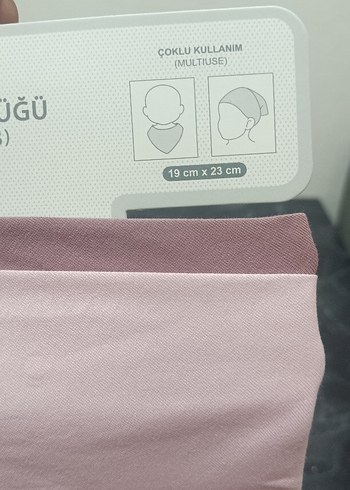 LCW baby Pembe Desenli Mama Önlüğü - Görsel 4