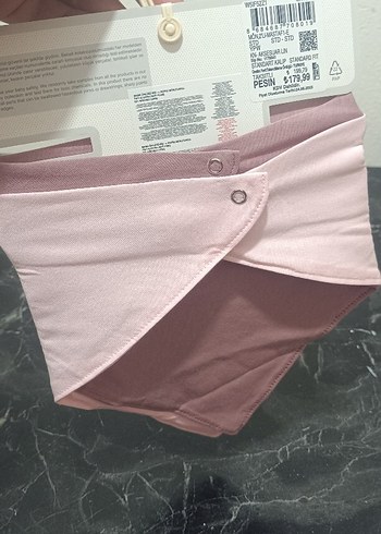 LCW baby Pembe Desenli Mama Önlüğü - Görsel 3