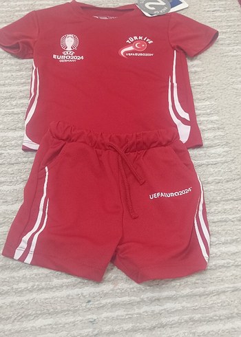 LCW Kids Kırmızı Baskılı Erkek Bebek Takımı - Görsel 2