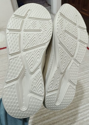 Beyaz Bağcıklı Kadın Spor Ayakkabı - Görsel 6