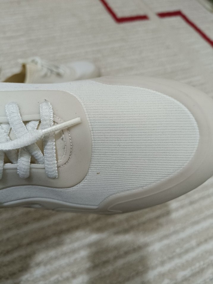 Beyaz Bağcıklı Kadın Spor Ayakkabı - Görsel 5