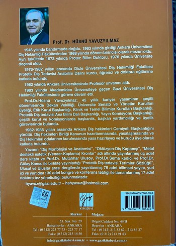 Beden Diş Morfolojisi ve Anatomisi Kitabı