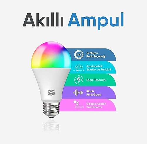 Akıllı ampul hiç kullanılmadı