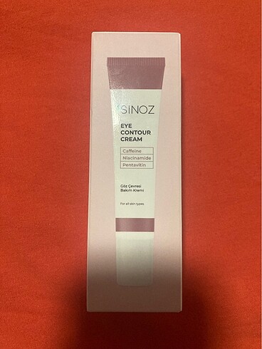 Sinoz Eye Contour Cream, Göz Çevresi Bakım Kremi