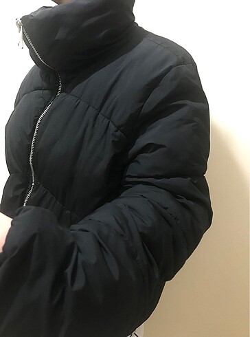 diğer Beden Siyah Şişme Mont