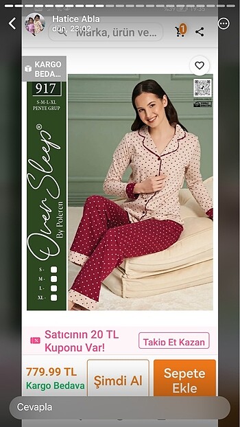 Pijama takımı