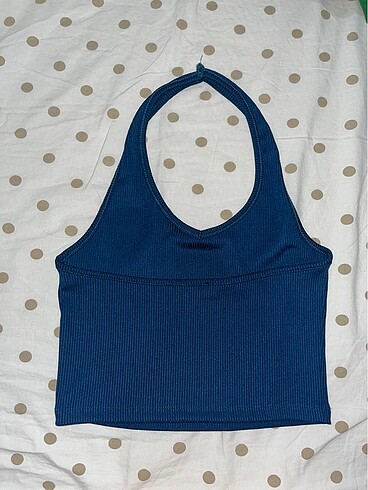 s Beden halter yaka crop top