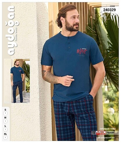 Pierre Cardin Aydoğan Erkek Kısa Kol Pijama Takımı