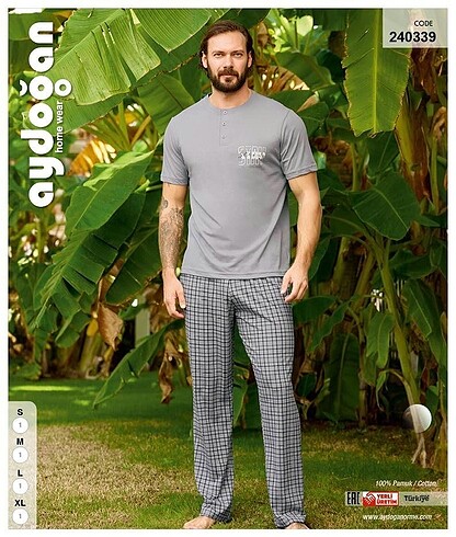 Aydoğan Erkek Kısa Kol Pijama Takımı