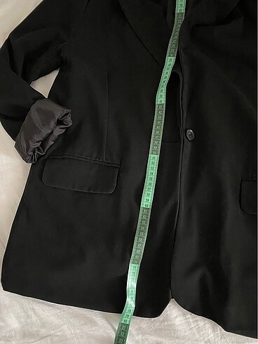 38 Beden siyah Renk Siyah blazer ceket