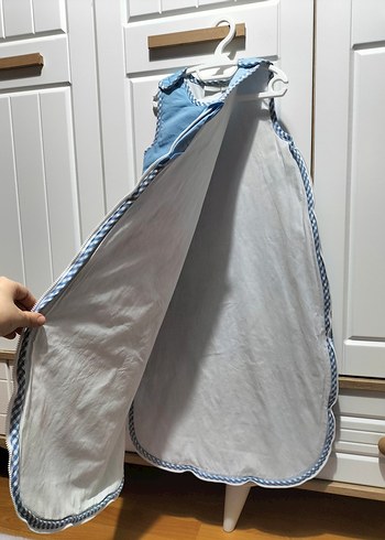 Mavi Çiftlik Desenli Bebek Uyku Tulumu - Görsel 4