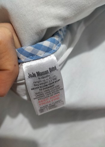 Mavi Çiftlik Desenli Bebek Uyku Tulumu - Görsel 5