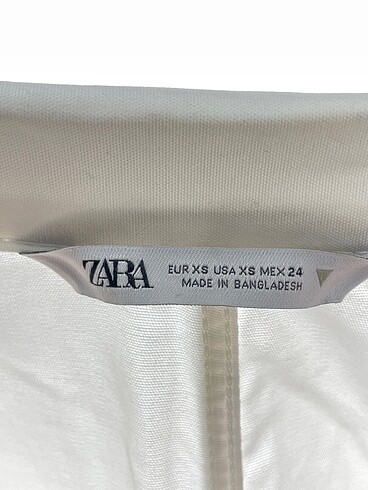 xs Beden beyaz Renk Zara Kısa Tulum %70 İndirimli.