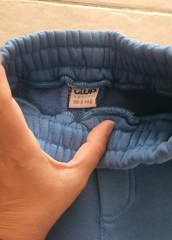 5 Yaş Beden Mavi Erkek Çocuk Rahat Kesim Eşofman Altı