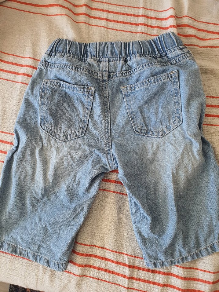 Erkek Çocuk Bol Kesim Denim Şort - Görsel 2