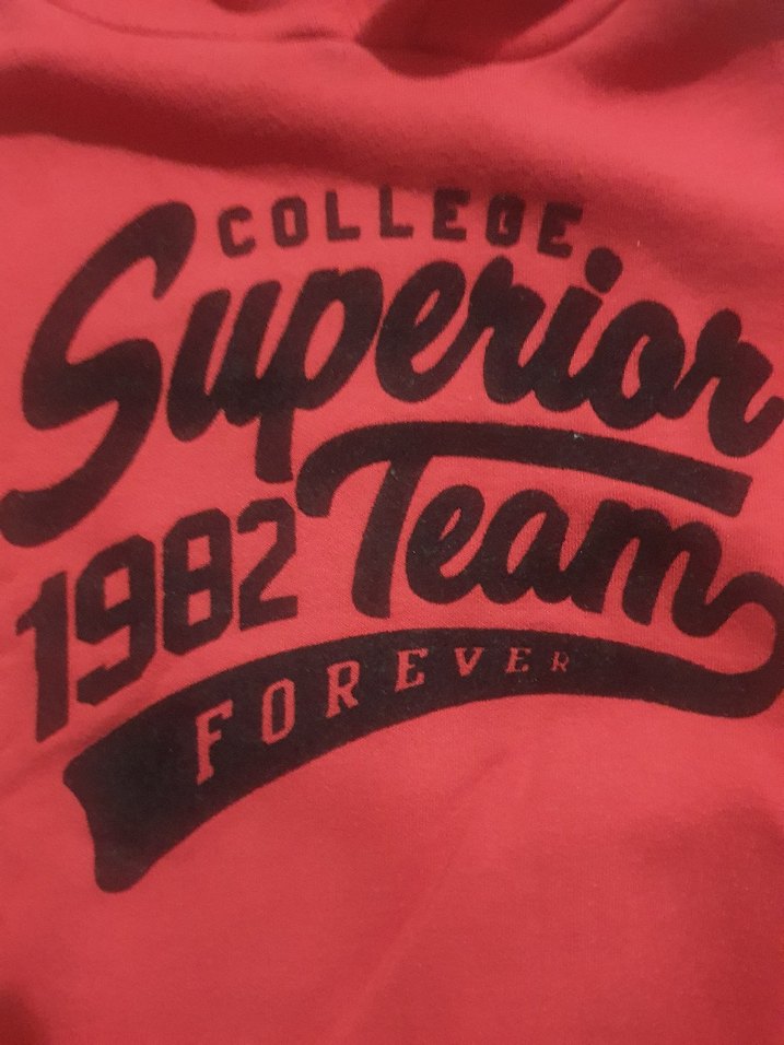 Kırmızı Kapüşonlu Erkek Çocuk Sweatshirt - Görsel 2