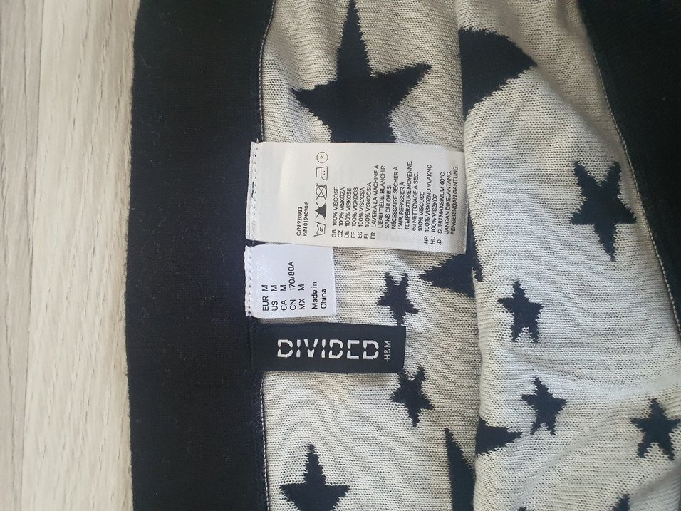 Yıldız Desenli Siyah triko etek - Görsel 2