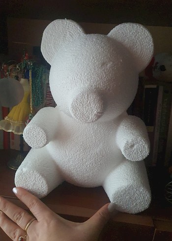 Beyaz Peluş Ayıcık Oyuncak - Görsel 4