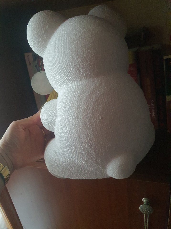 Beyaz Peluş Ayıcık Oyuncak - Görsel 5